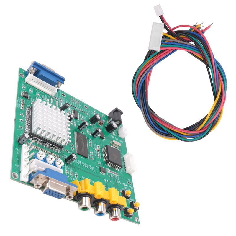 Usb Game Board Jamma - GBS8200 CGA/EGA/YUV/RGB-VGA 출력 아케이드 Jamma 게임