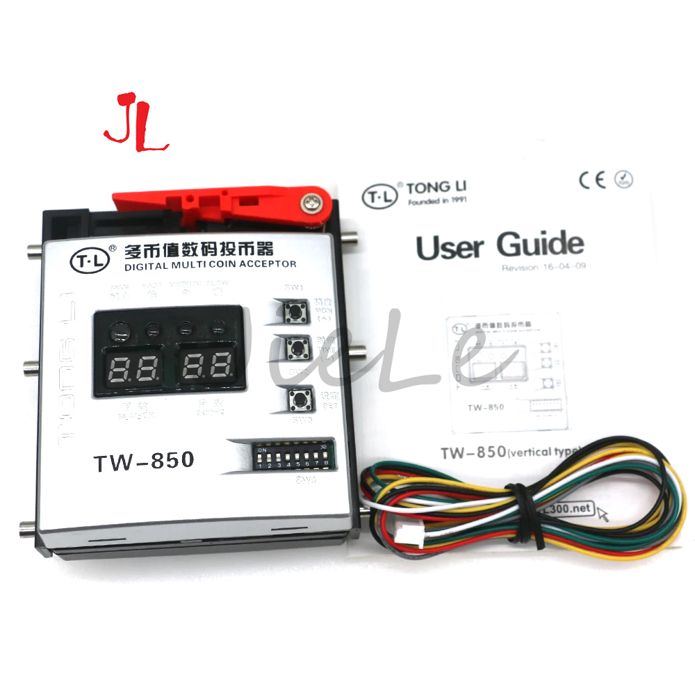 Arcade Ticket Machine - TL TW-850 멀티 코인 수락자, 5개