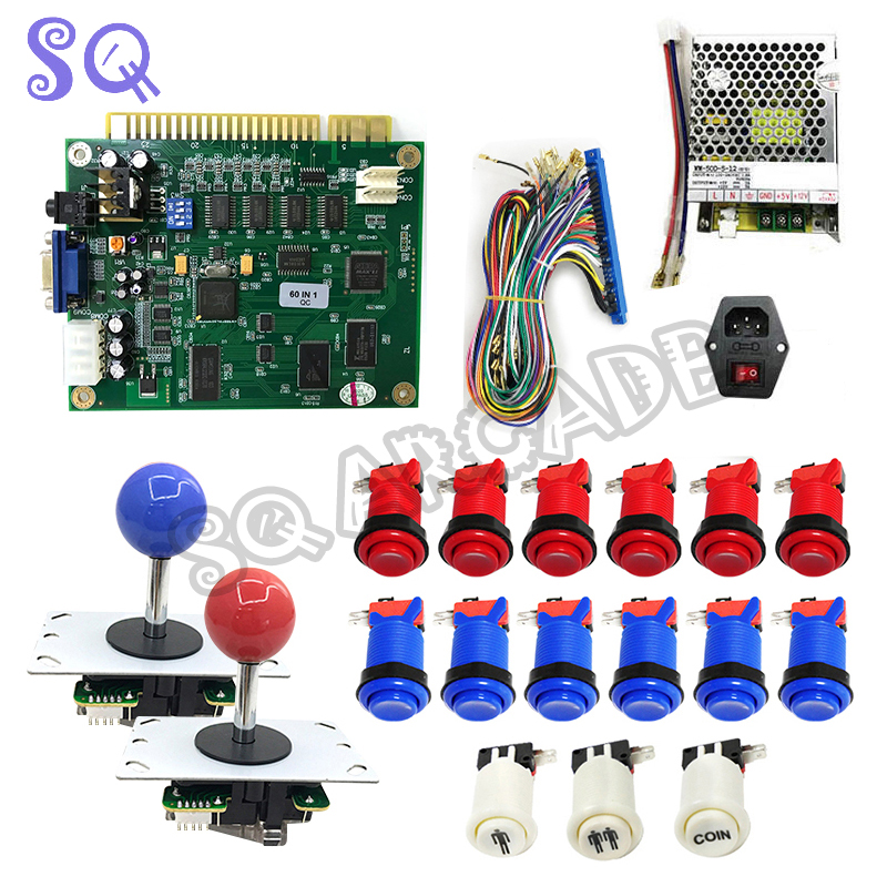 아케이드 60 in 1 멀티 게임 PCB 보드 칵테일  - Arcade Button Pcb 리뷰 및 가격