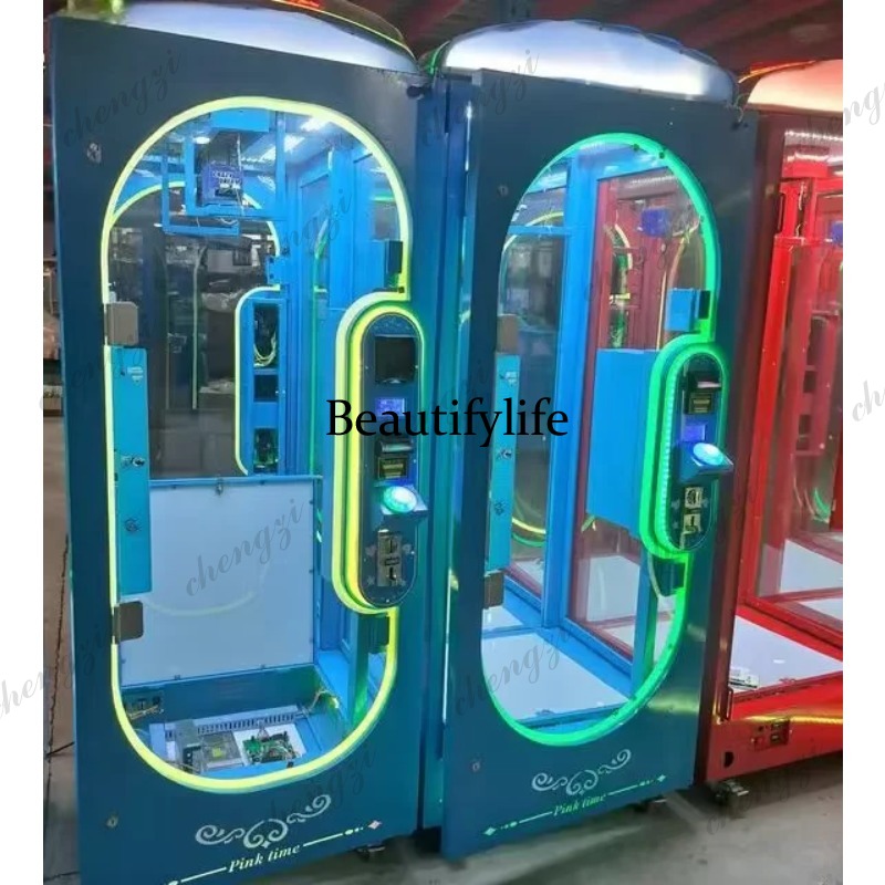 A81 실내 핑크 데이트 인형 알루미늄 레일 가위 경품 - Arcade Game Coin 리뷰 및 가격