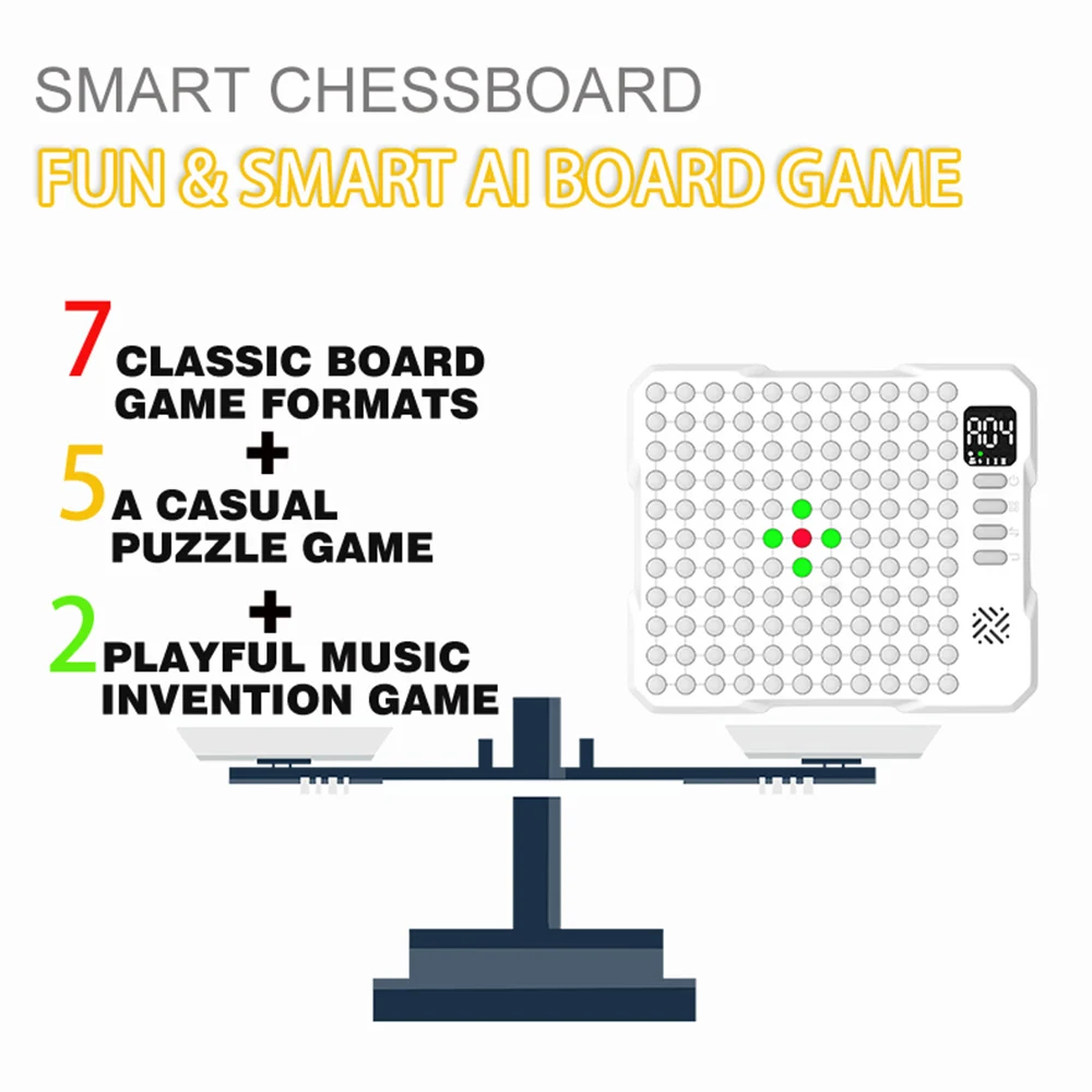 14가지 기능을 가진 다기능 스마트 보드 게임 전자 체 - Whack A Mole Arcade 리뷰 및 가격