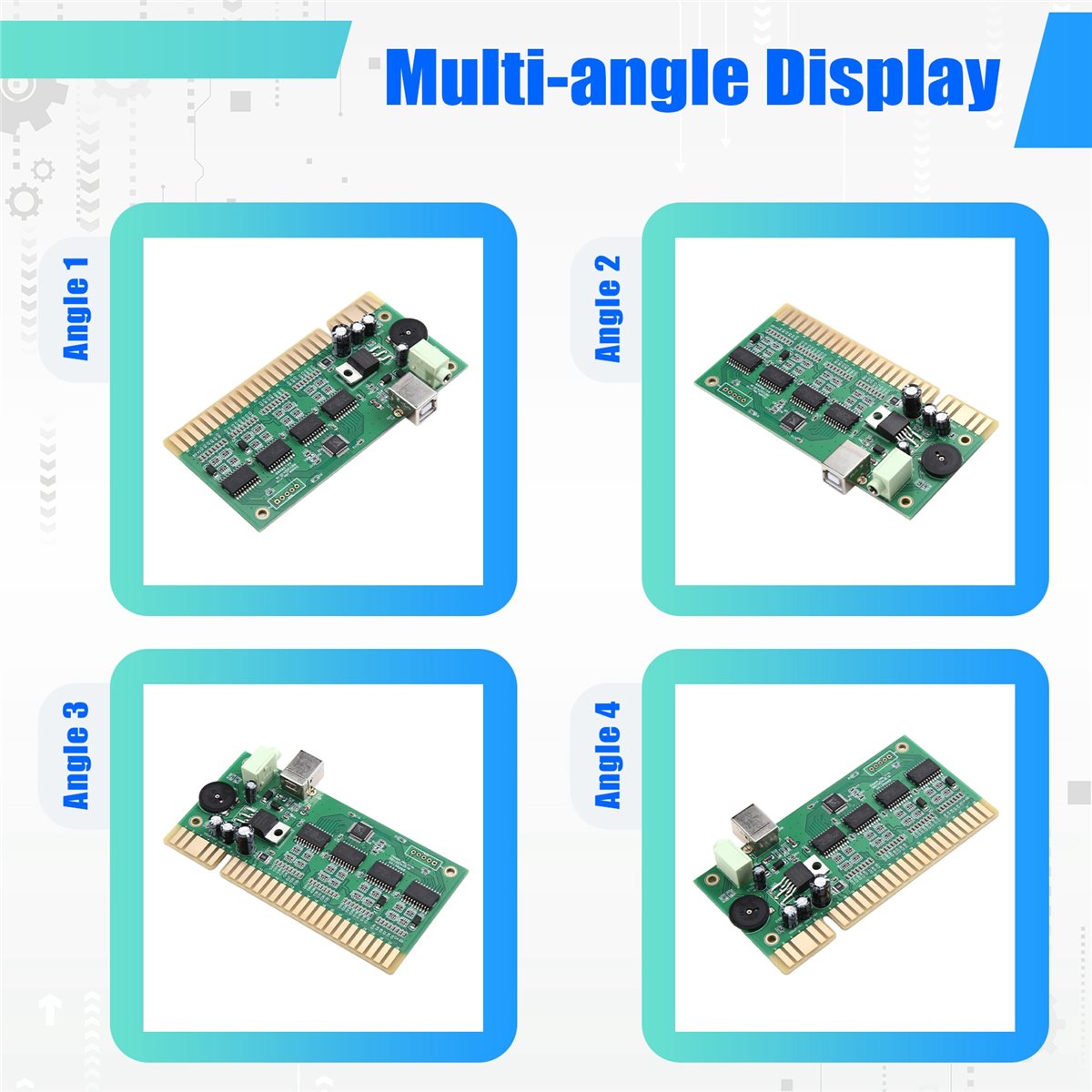 새로운 MAME 게임 컨트롤러 PC를 구입하여 28핀  - Usb Game Board Jamma 리뷰 및 가격