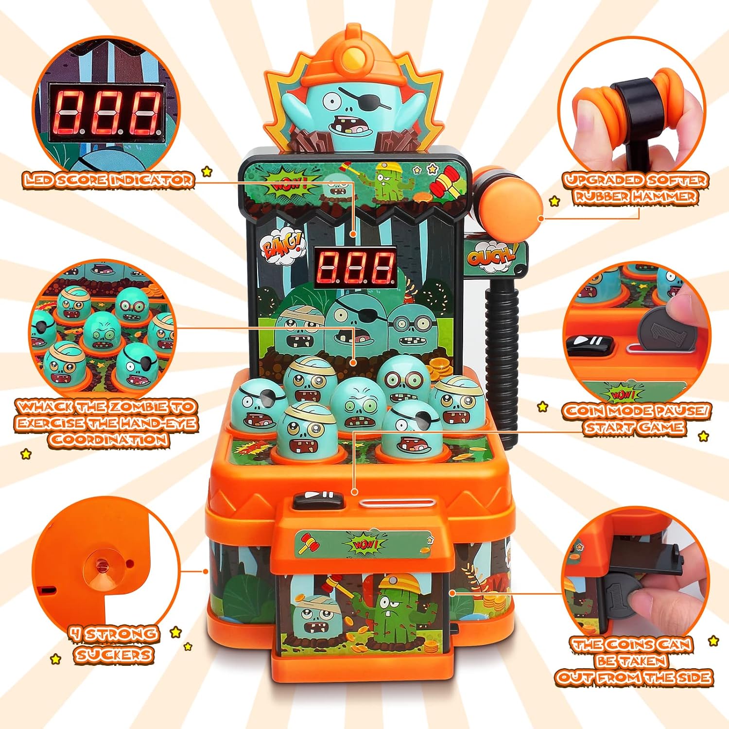 아케이드 게임 장난감 Whack Game 두더지 미니  - Whack A Mole Arcade 리뷰 및 가격