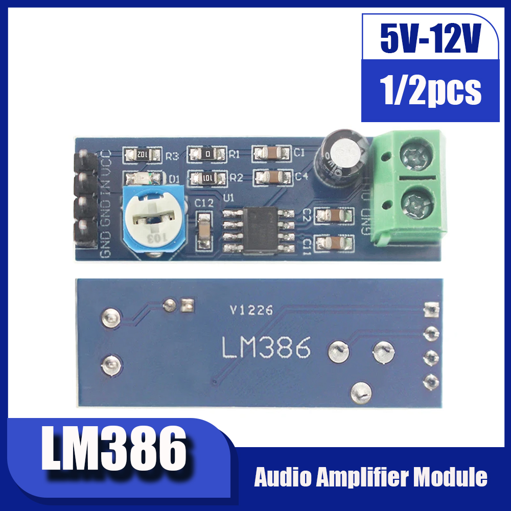 1/2PCS LM386 오디오 파워 앰프 모듈 200배 - Arduino Vending Machine Project 리뷰 및 가격