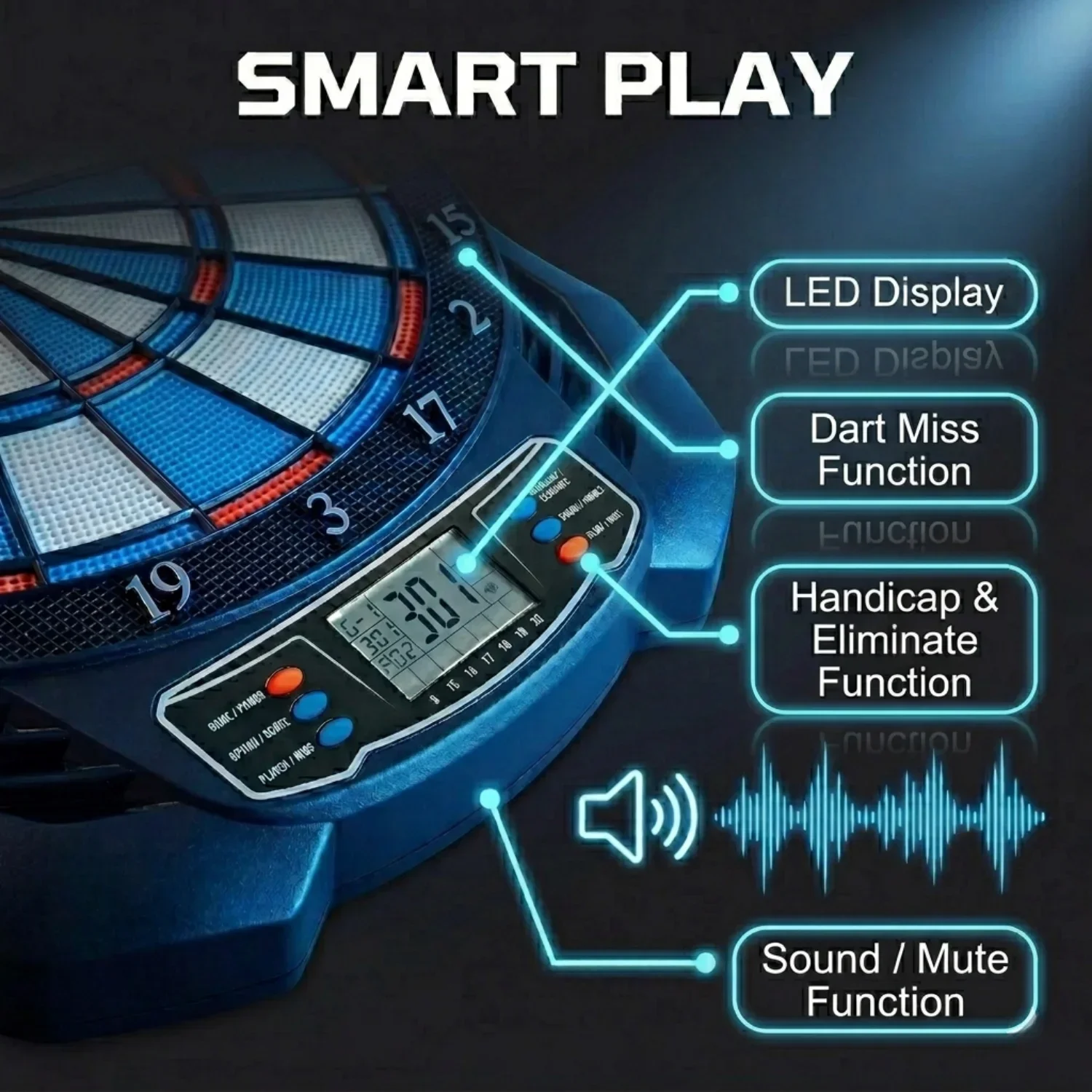 DartVibe 고급 전자 다트보드, 전문가용 핸디캡  - Electronic Dartboard Cabinet 리뷰 및 가격