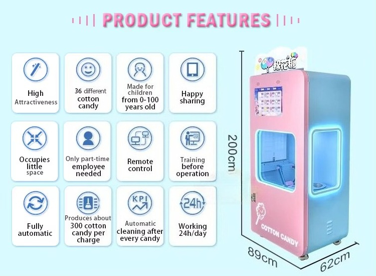 야외용 전자동 솜사탕 자판기 36가지 팬시 꽃 모양 스 - Candy Floss Machine 리뷰 및 가격