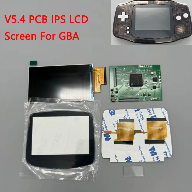 V5.4 PCB IPS LCD 화면 GBA용 무가공 쉘 - Arcade Button Pcb 리뷰 및 가격
