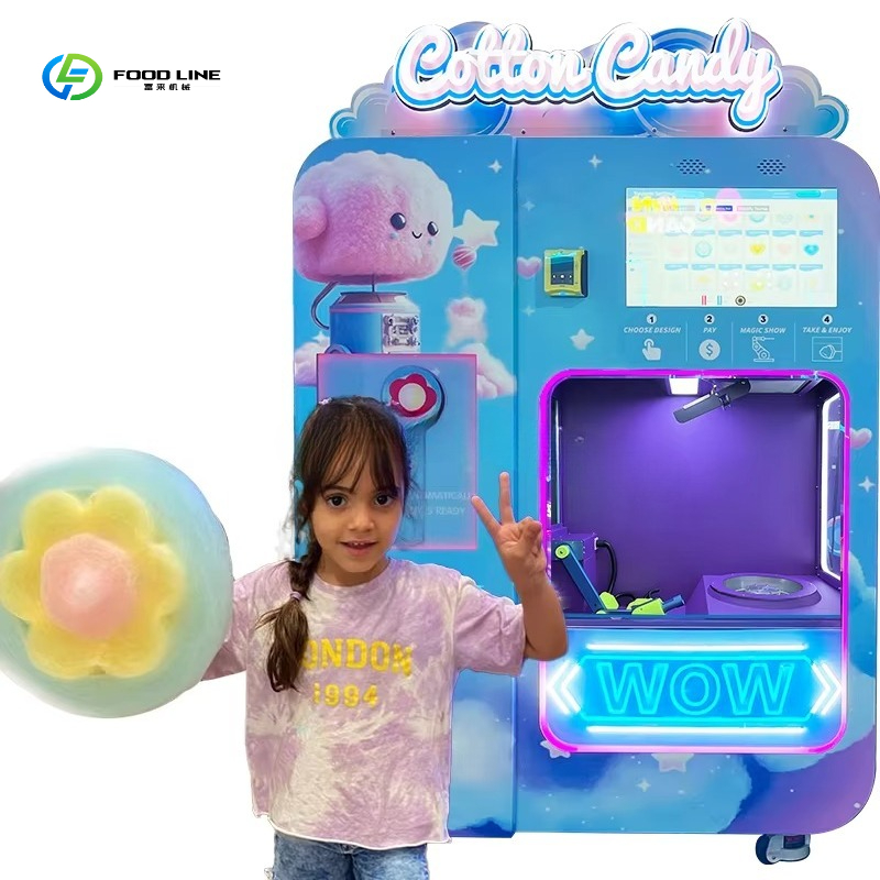 맞춤형 인기 상품 완전 자동 솜사탕 기계 전문 셀프 서 - Candy Floss Machine 리뷰 및 가격