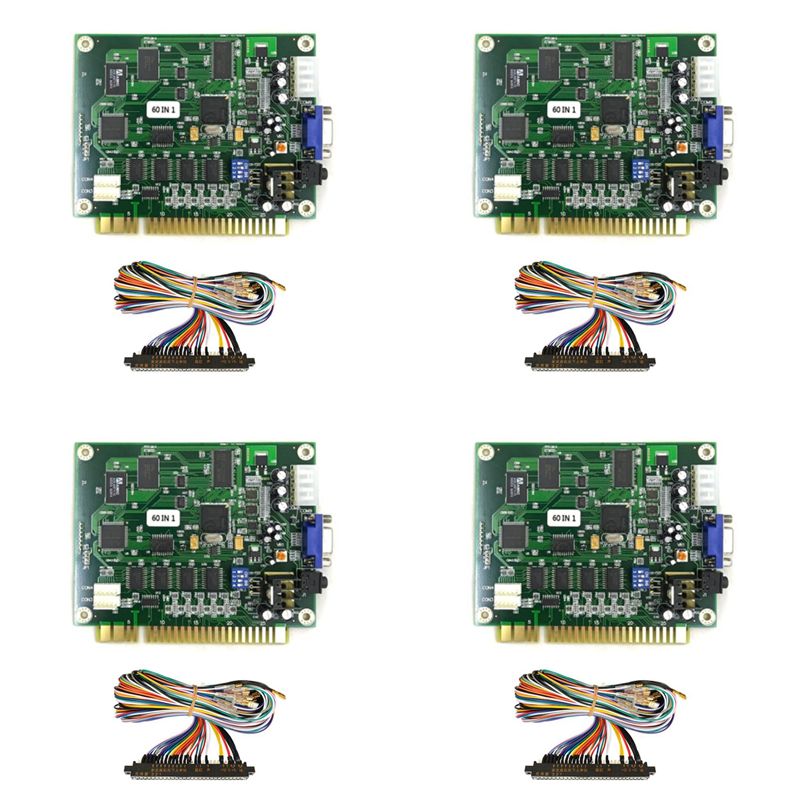 효율적인 4X 60 in 1 멀티케이드 PCB 보드 아 - Usb Game Board Jamma 리뷰 및 가격