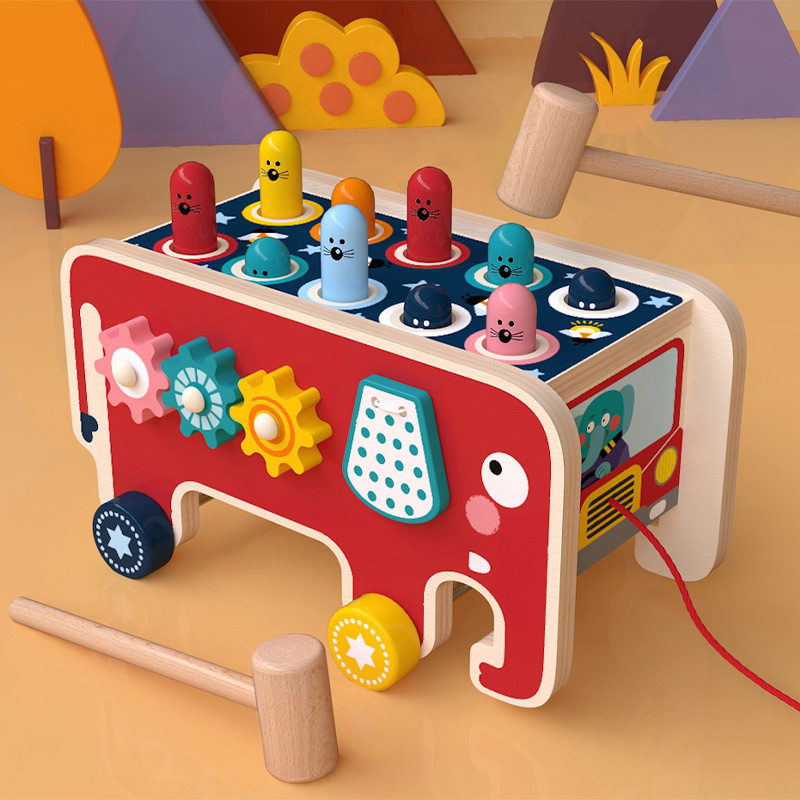 BabyToys bebe 유아 어린이 나무 재미있는 게 - Whack A Mole Arcade 리뷰 및 가격